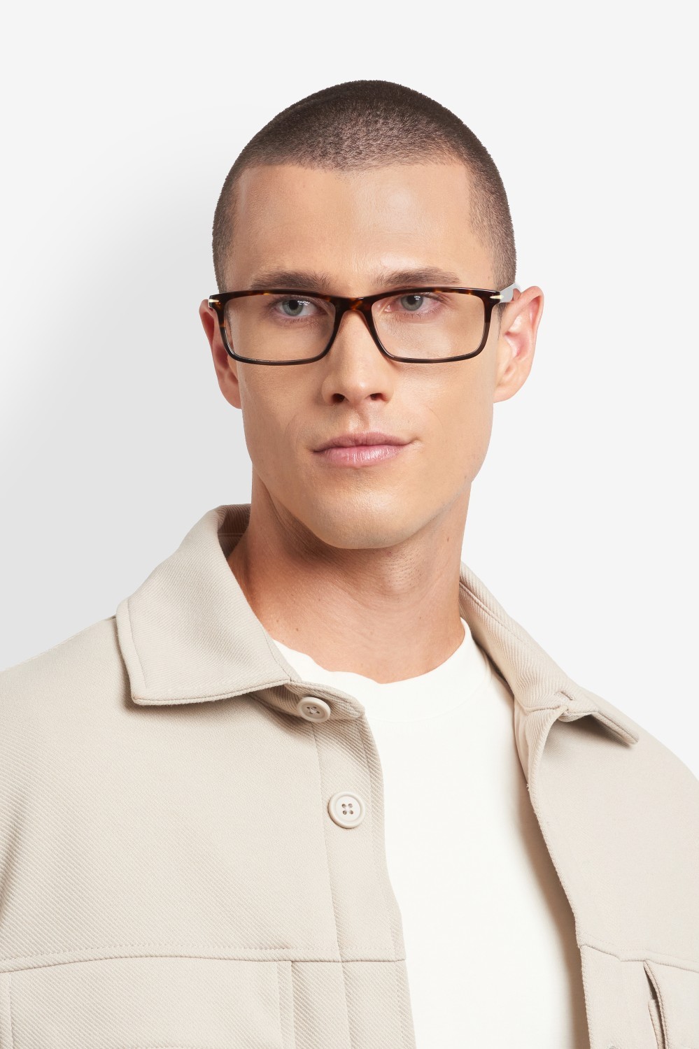 Eyeglasses David Beckham Db 1207 109785 AB8 color havana grey shape rectangle 