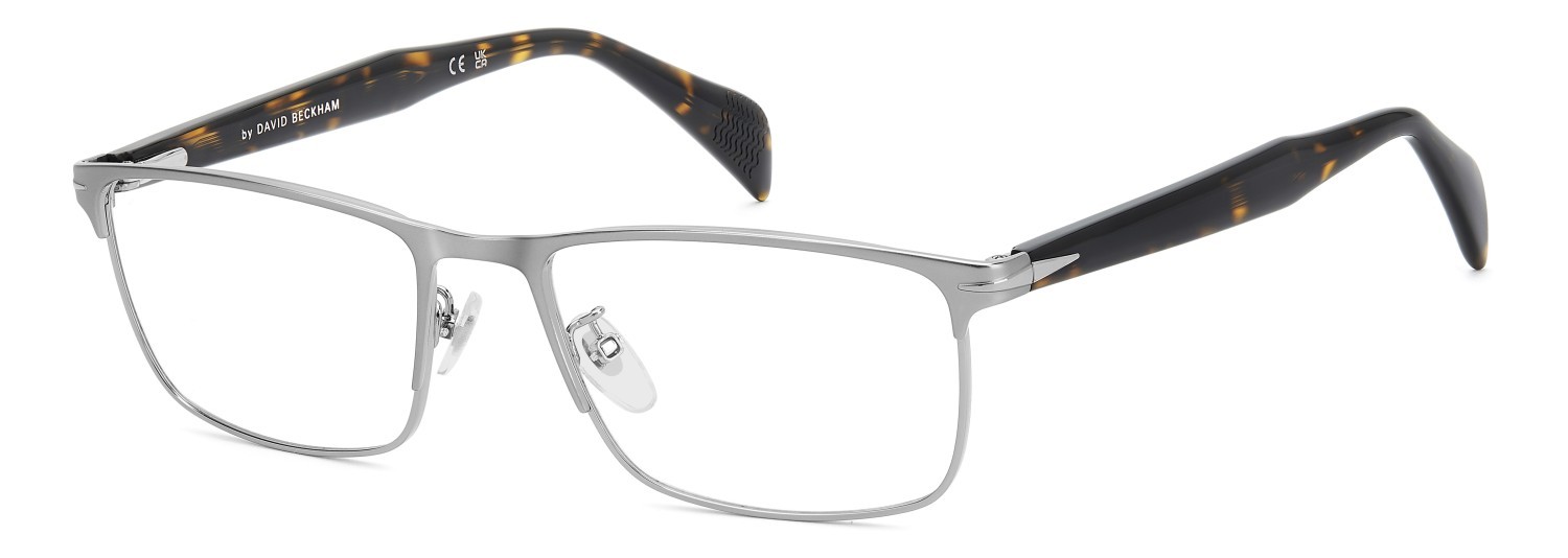 Eyeglasses David Beckham Db 1209 109787 50L color matte ruthenium havana shape rectangle 