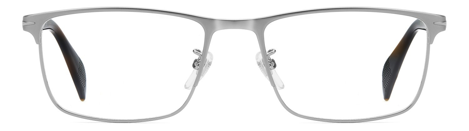 Eyeglasses David Beckham Db 1209 109787 50L color matte ruthenium havana shape rectangle 