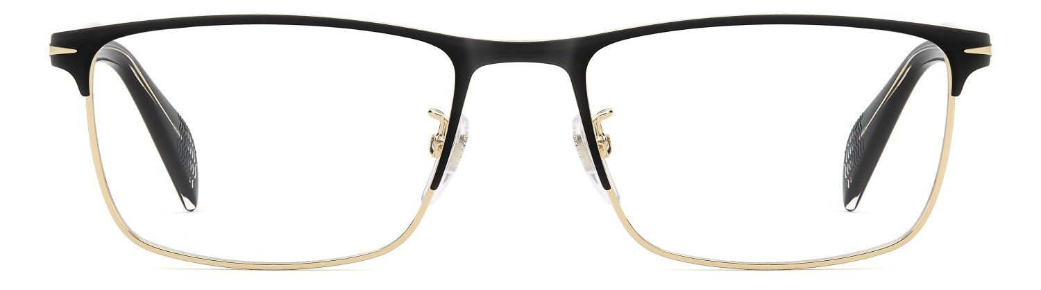 Eyeglasses David Beckham Db 1209 109787 I46 color matte black gold shape rectangle 