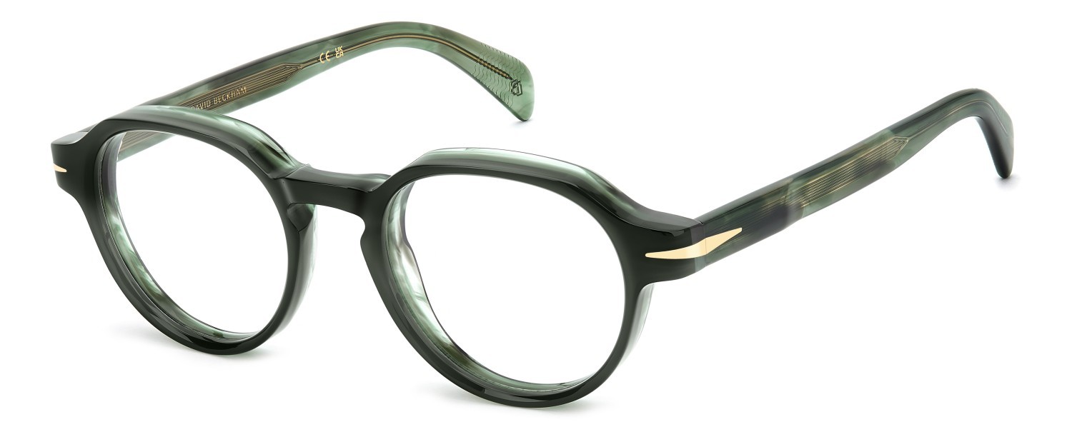 Occhiali da vista David Beckham Db 7153 109793 HTV colore green horn green forma pantos 