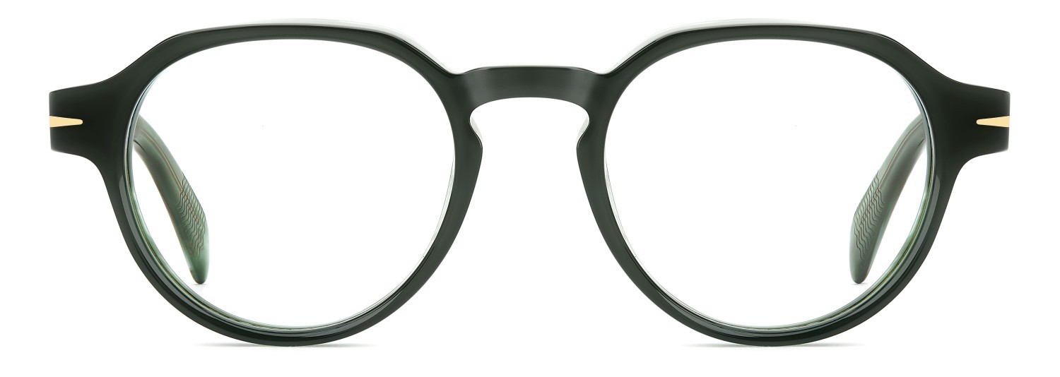 Occhiali da vista David Beckham Db 7153 109793 HTV colore green horn green forma pantos 