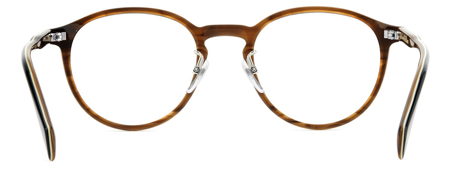 Eyeglasses David Beckham Db 1205/G 109794 S9W color blue brown shape pantos 