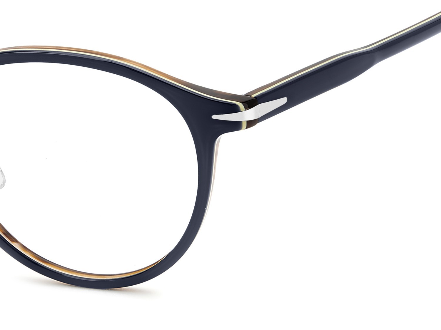 Eyeglasses David Beckham Db 1205/G 109794 S9W color blue brown shape pantos 