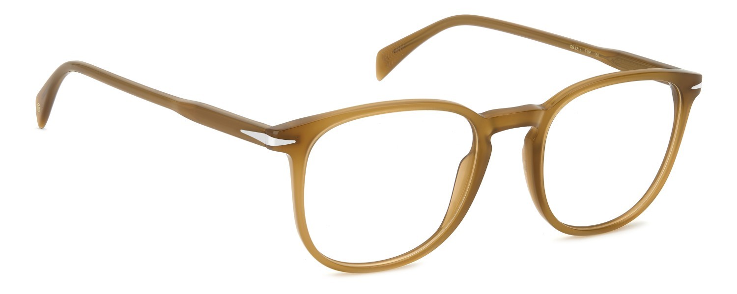 Eyeglasses David Beckham Db 1212 109796 FMP color ochre shape square 