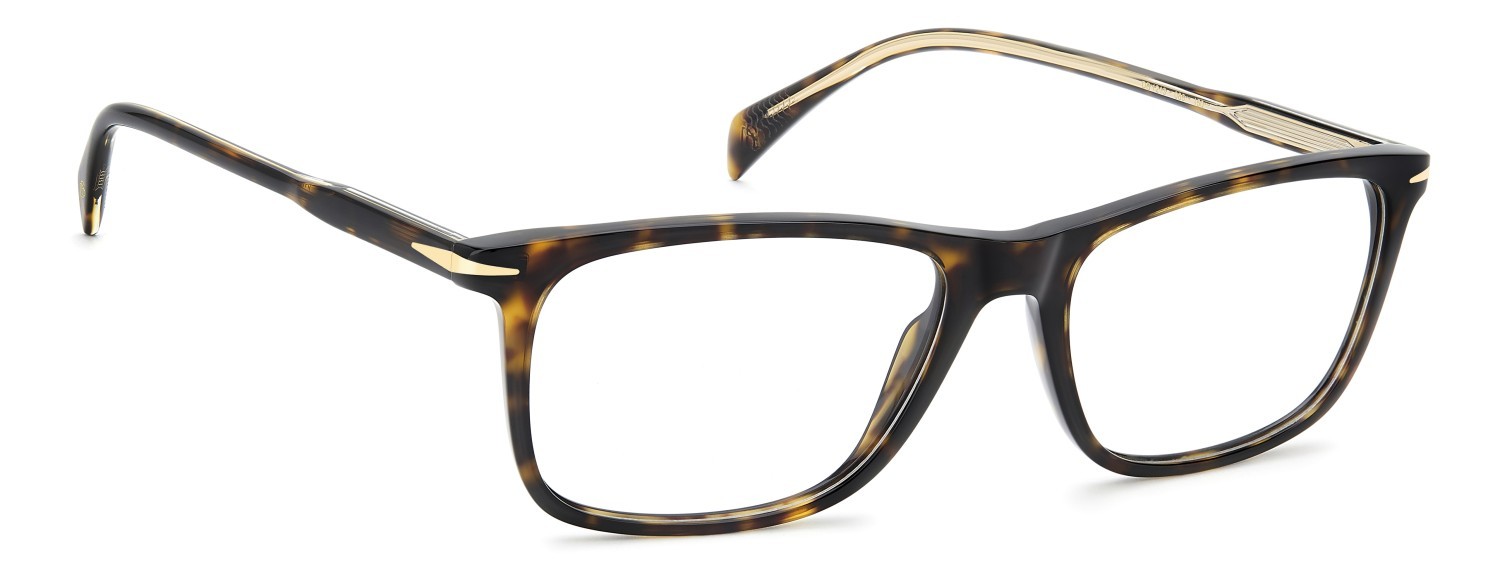 Occhiali da vista David Beckham Db 1213 109797 086 colore havana forma rettangolare 