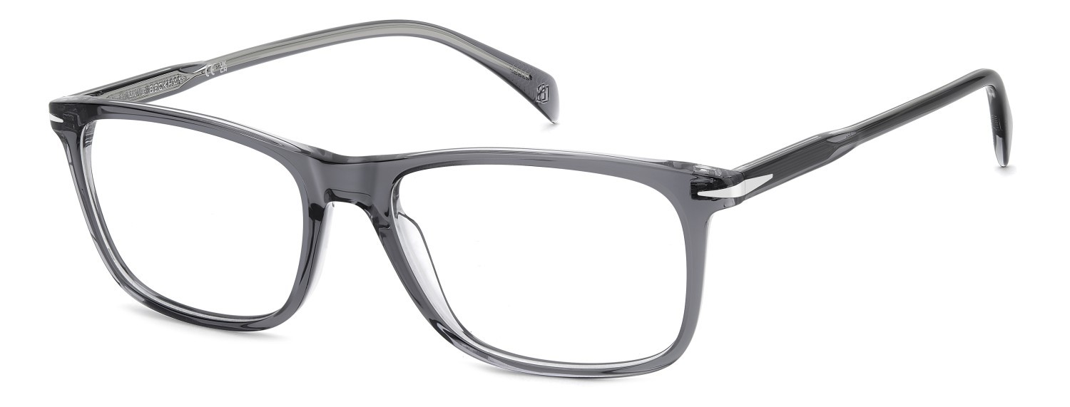 Occhiali da vista David Beckham Db 1213 109797 CBL colore grey crystal forma rettangolare 