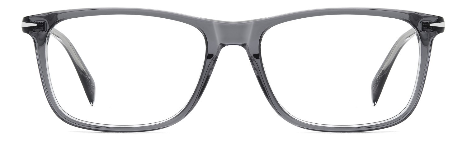 Occhiali da vista David Beckham Db 1213 109797 CBL colore grey crystal forma rettangolare 