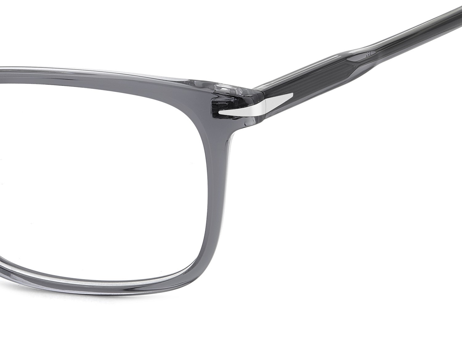 Occhiali da vista David Beckham Db 1213 109797 CBL colore grey crystal forma rettangolare 