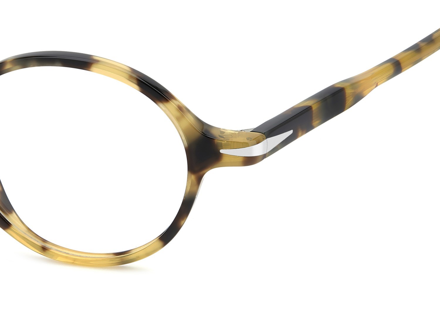 Eyeglasses David Beckham Db 1214 109799 EPZ color yellow havana shape oval 