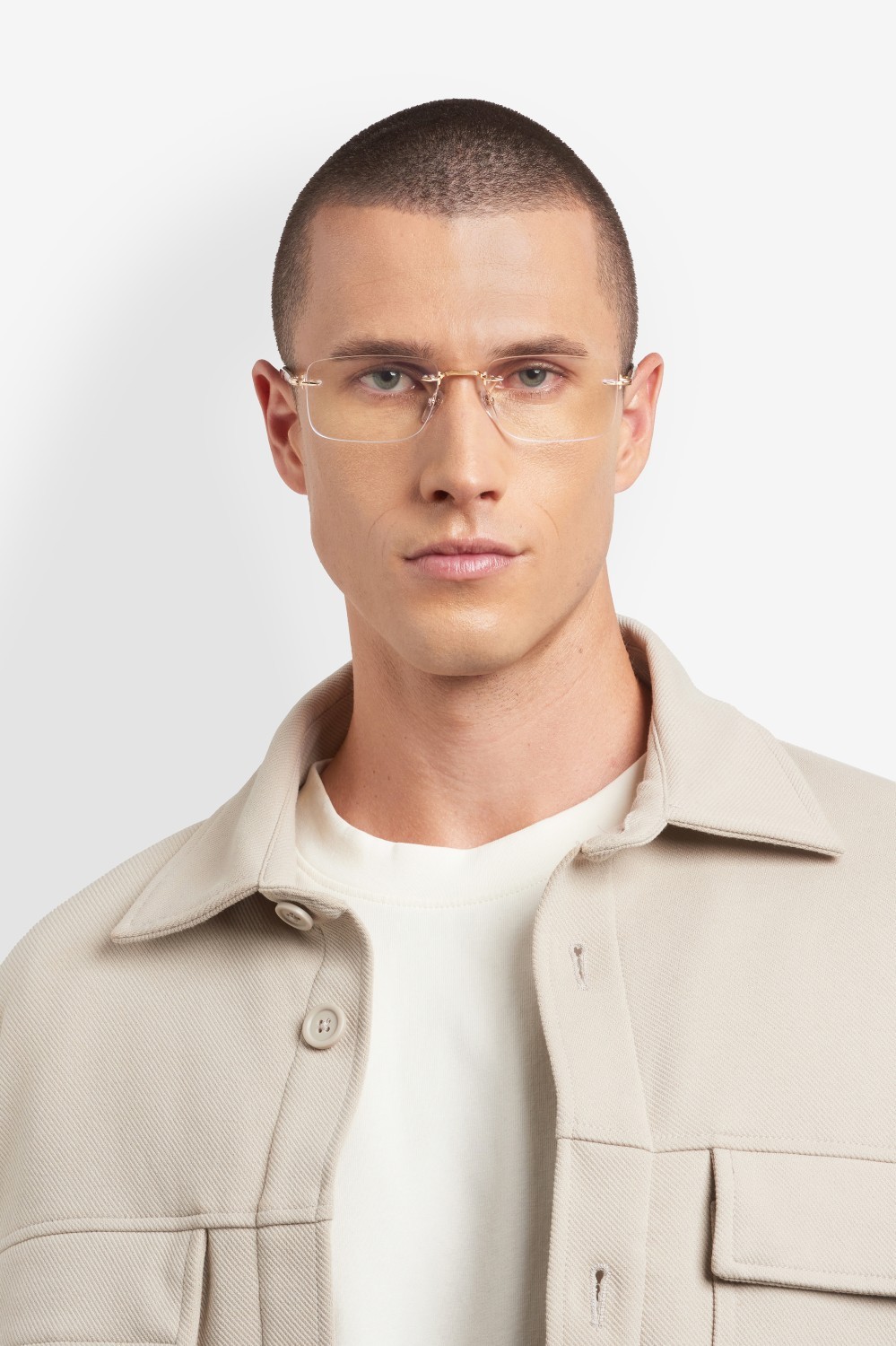 Eyeglasses David Beckham Db 1202 109801 RHL color gold black 2 shape rectangle lenses blue mirror