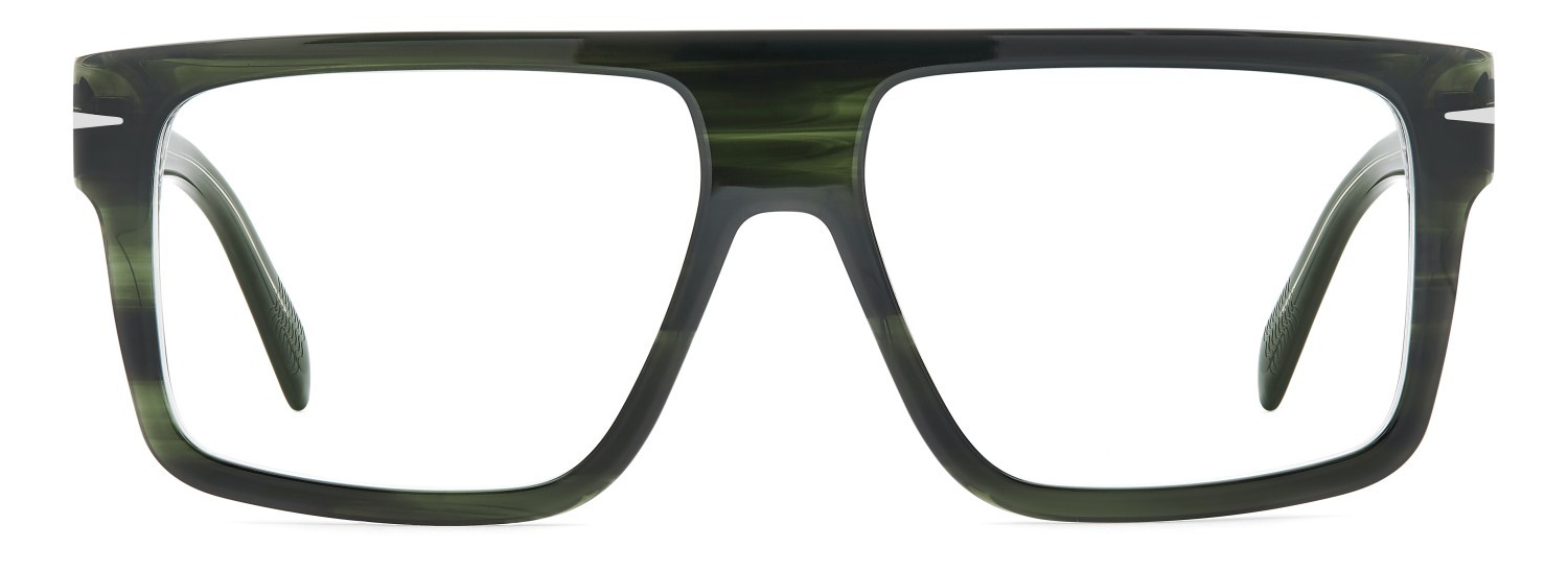 Occhiali da vista David Beckham Db 7154 109804 B59 colore green crystal forma quadrato 