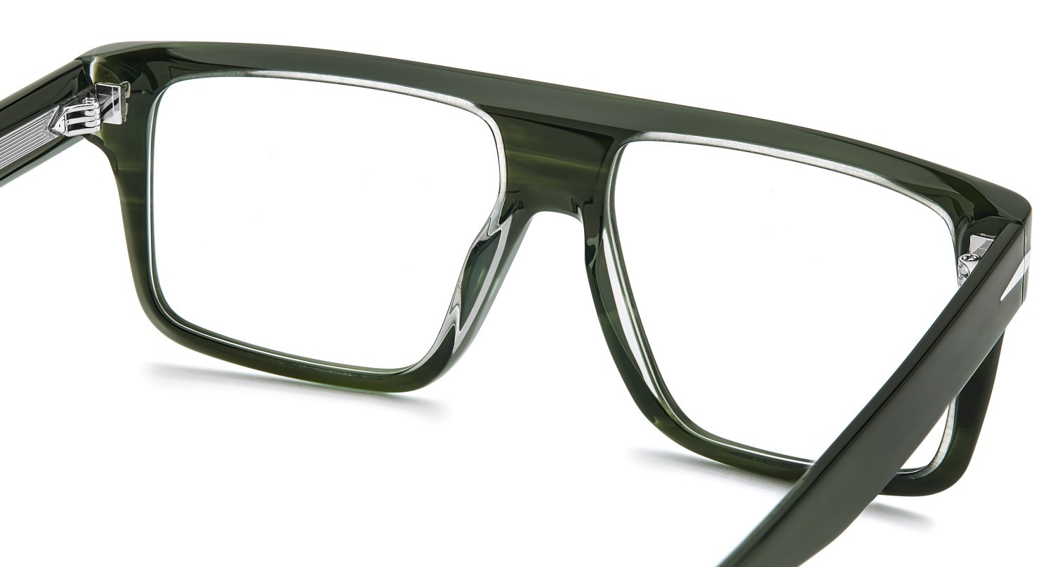 Occhiali da vista David Beckham Db 7154 109804 B59 colore green crystal forma quadrato 