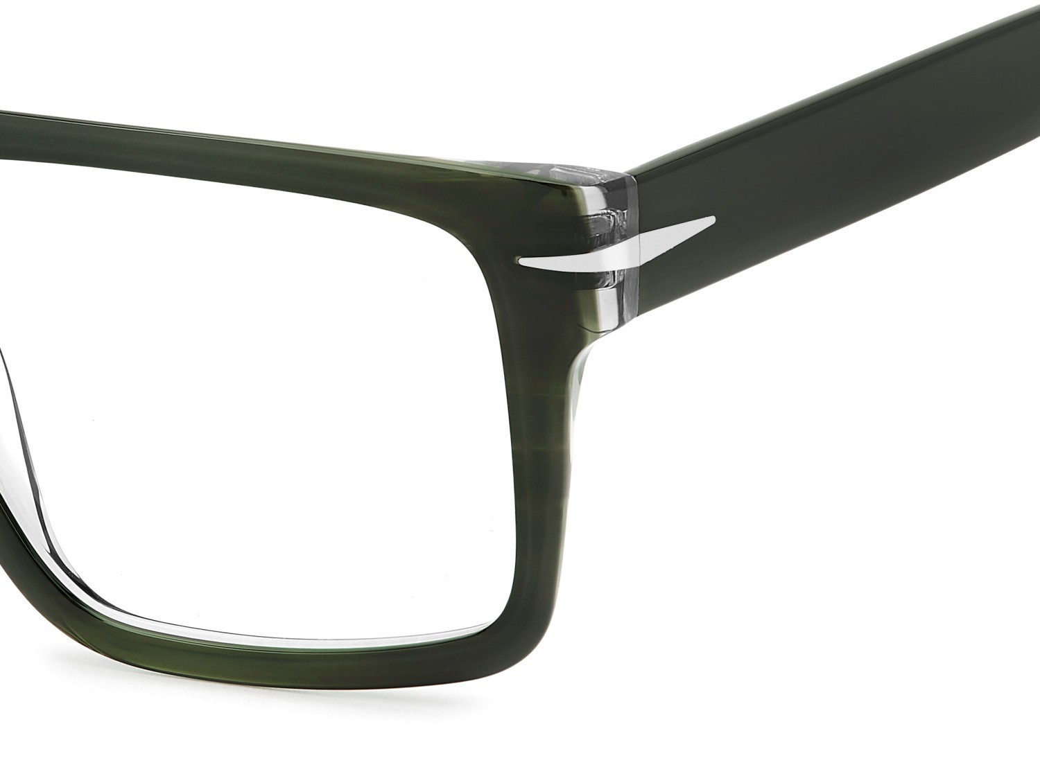 Occhiali da vista David Beckham Db 7154 109804 B59 colore green crystal forma quadrato 