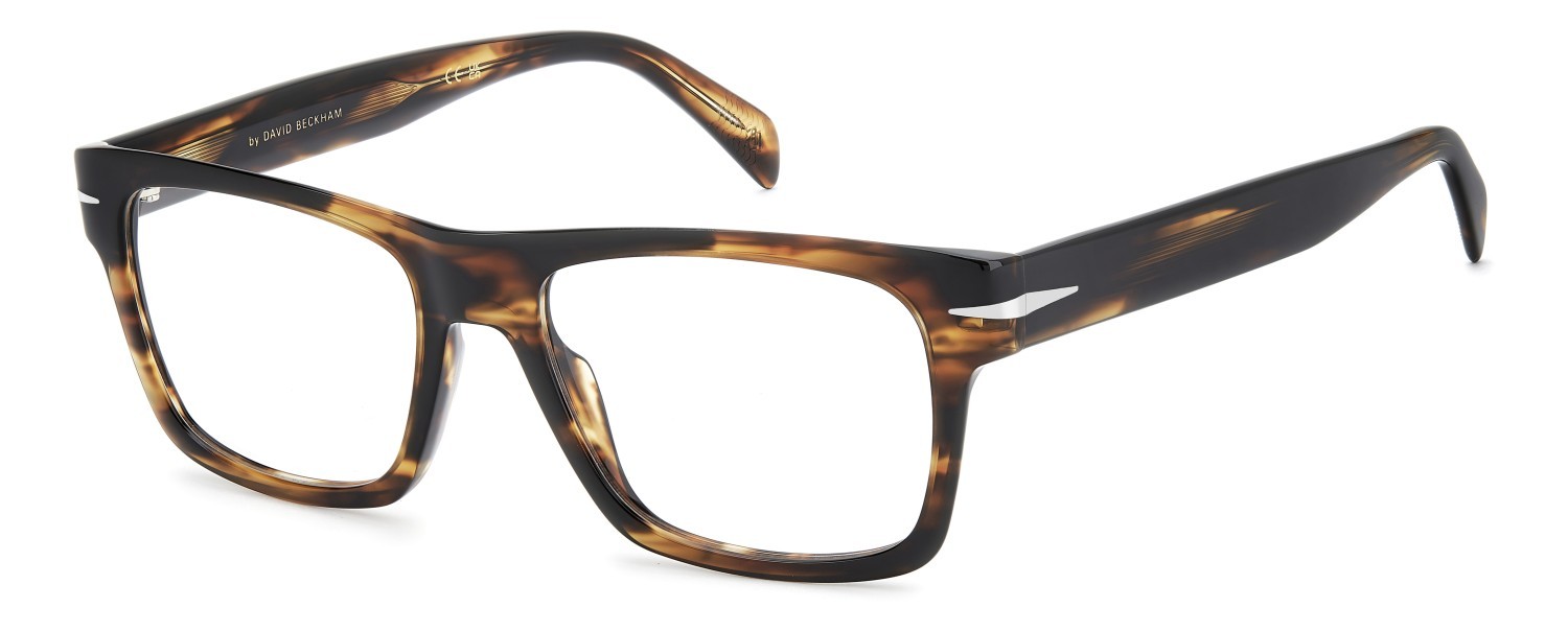 Occhiali da vista David Beckham Db 7155 109805 WR9 colore brown havana forma quadrato 