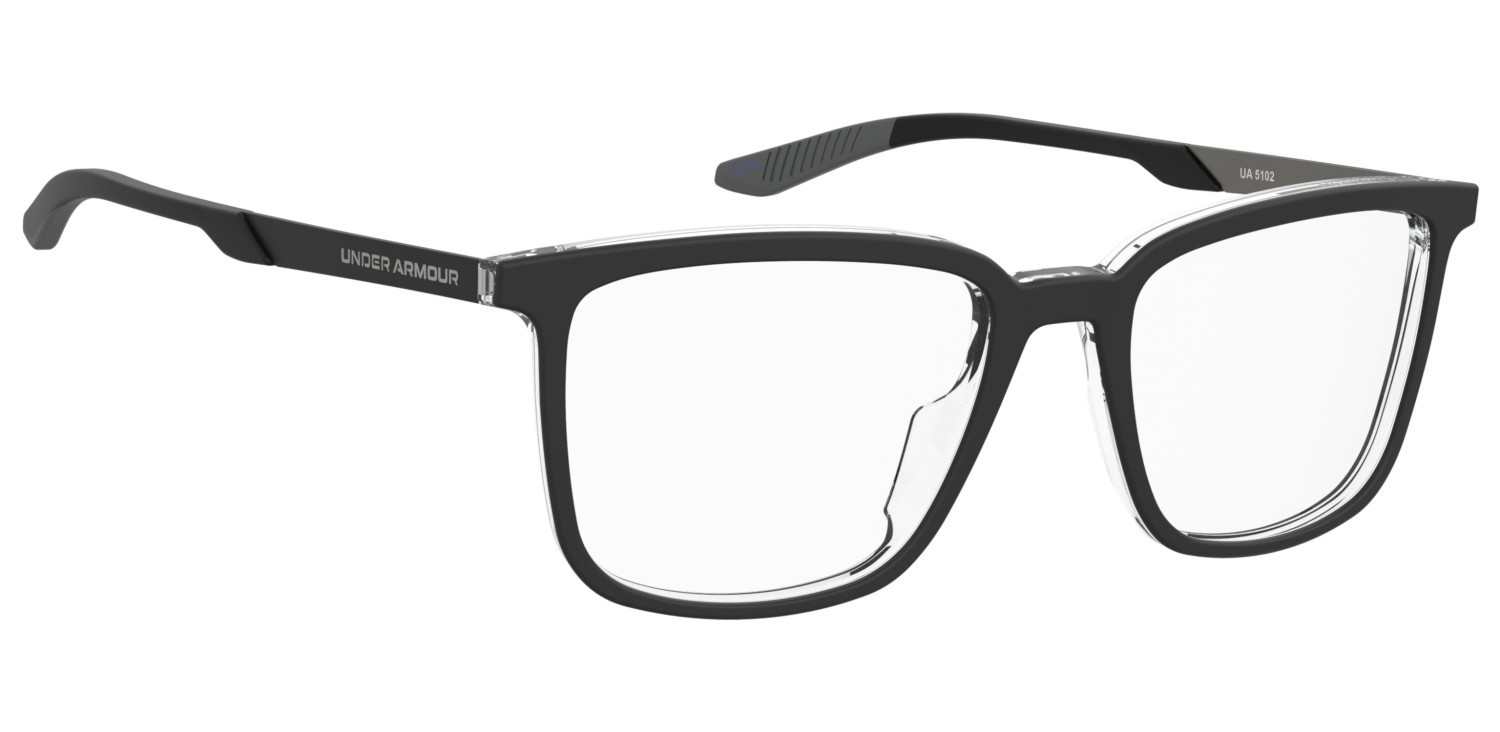 Eyeglasses Under Armour Ua 5102 109818 7C5 color black crystal shape rectangle 