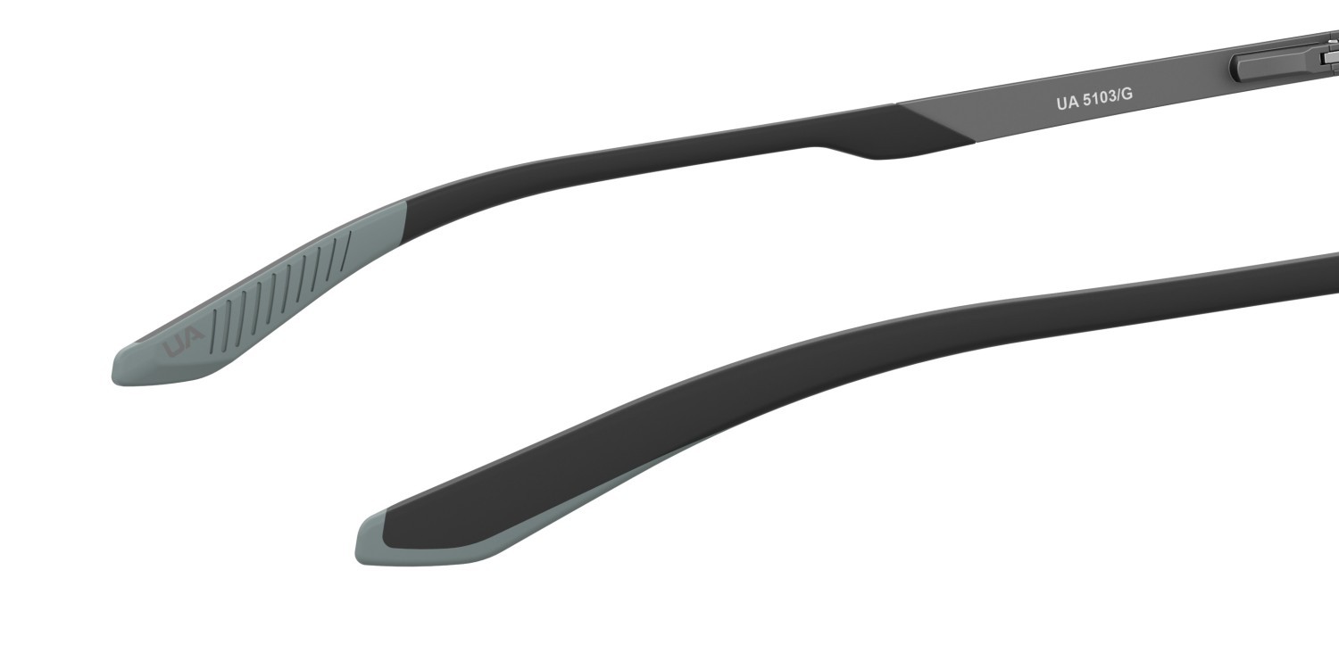 Eyeglasses Under Armour Ua 5103/G 109819 V6D color matte dark ruthenium blue shape rectangle 