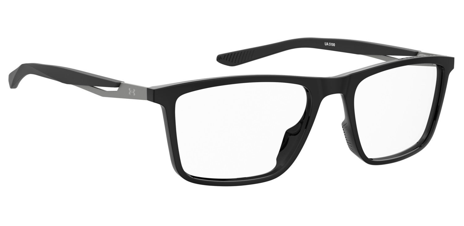 Eyeglasses Under Armour Ua 5100 109821 807 color black shape rectangle 