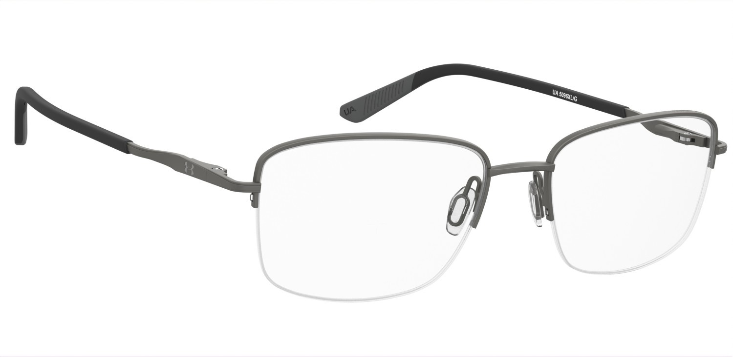 Eyeglasses Under Armour Ua 5096xl/G 109823 5MO color matte dark ruthenium black shape rectangle 