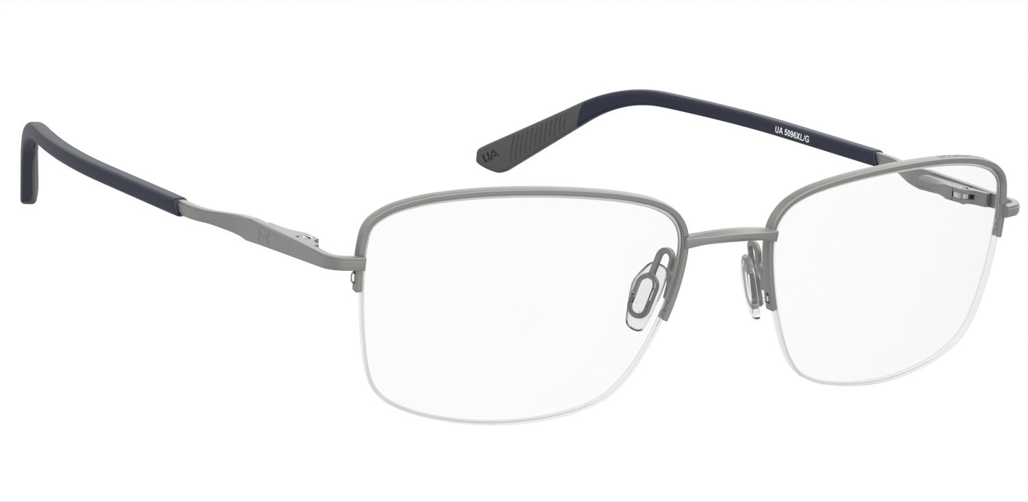 Eyeglasses Under Armour Ua 5096xl/G 109823 9T9 color matte ruthenium blue shape rectangle 