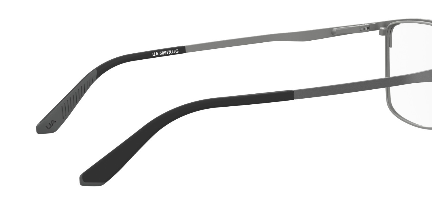 Eyeglasses Under Armour Ua 5097xl/G 109824 R80 color matte dark ruthenium shape rectangle 