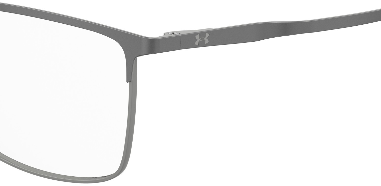 Eyeglasses Under Armour Ua 5097xl/G 109824 R80 color matte dark ruthenium shape rectangle 