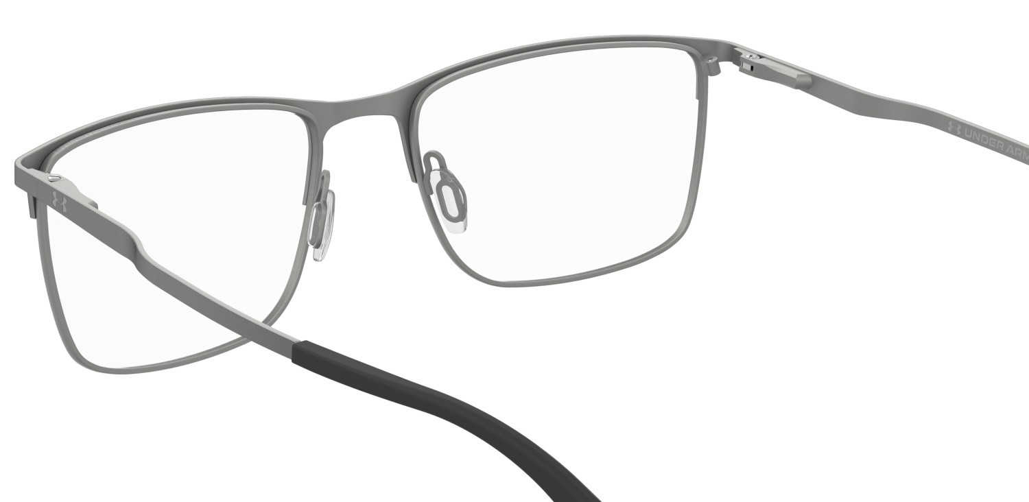 Eyeglasses Under Armour Ua 5097xl/G 109824 R80 color matte dark ruthenium shape rectangle 