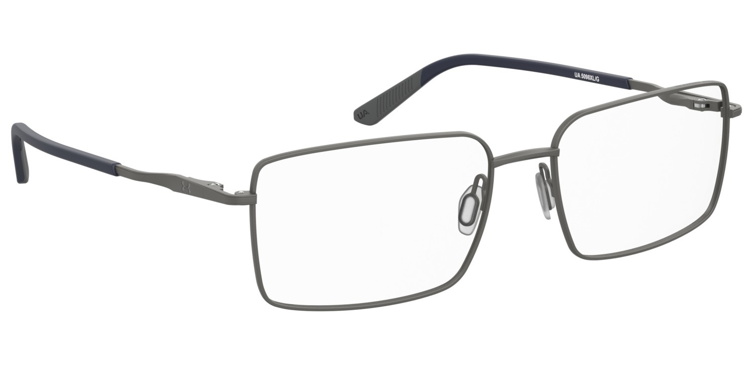 Brillen Under Armour Ua 5098xl/G 109825 V6D farbe matte dark ruthenium blue form rechteckig 