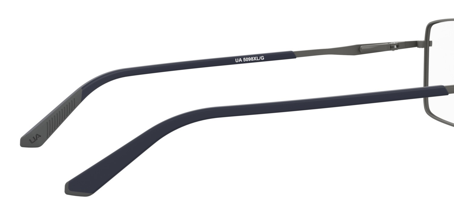 Brillen Under Armour Ua 5098xl/G 109825 V6D farbe matte dark ruthenium blue form rechteckig 