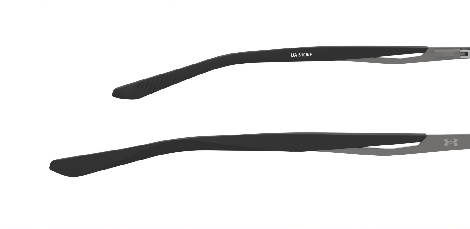 Eyeglasses Under Armour Ua 5105/F 109826 003 color matte black shape rectangle 