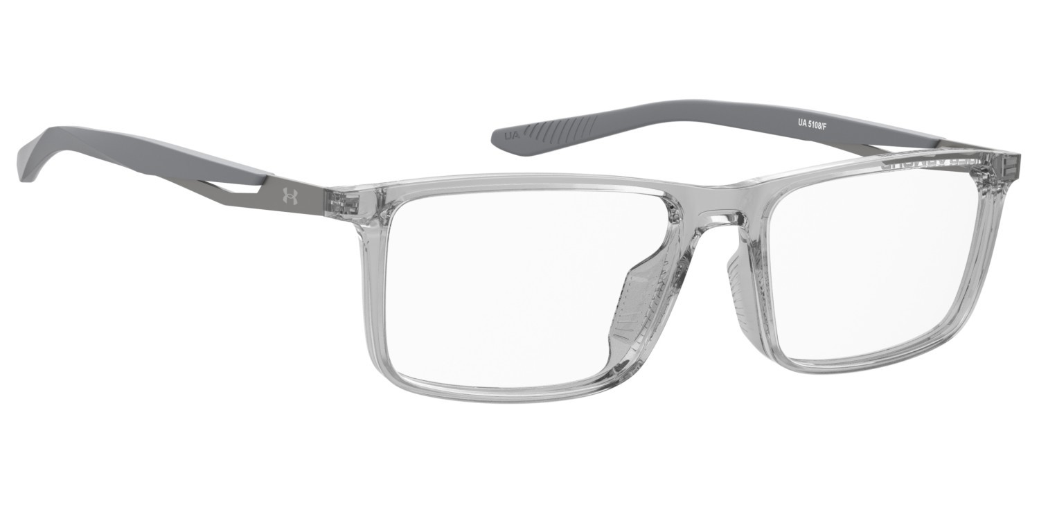 Eyeglasses Under Armour Ua 5108/F 109829 63M color crystal grey shape rectangle 