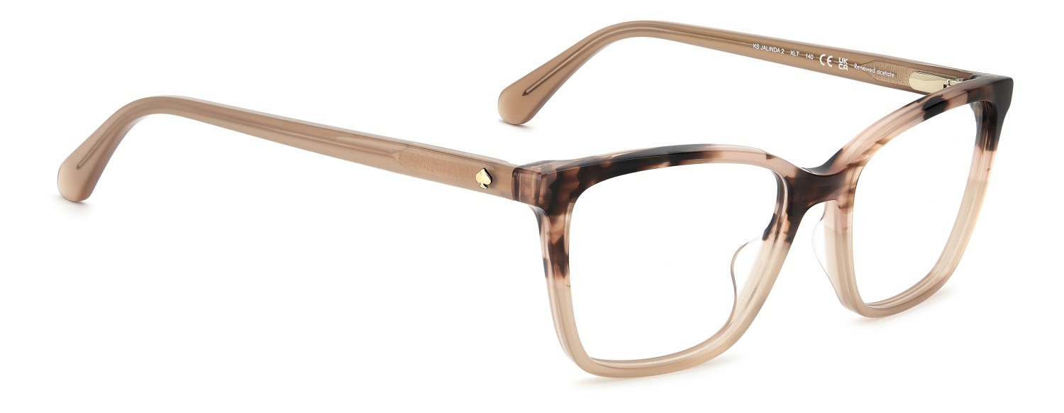 Eyeglasses Kate Spade Ks Jalinda 2 109832 XLT color havana beige shape rectangle 