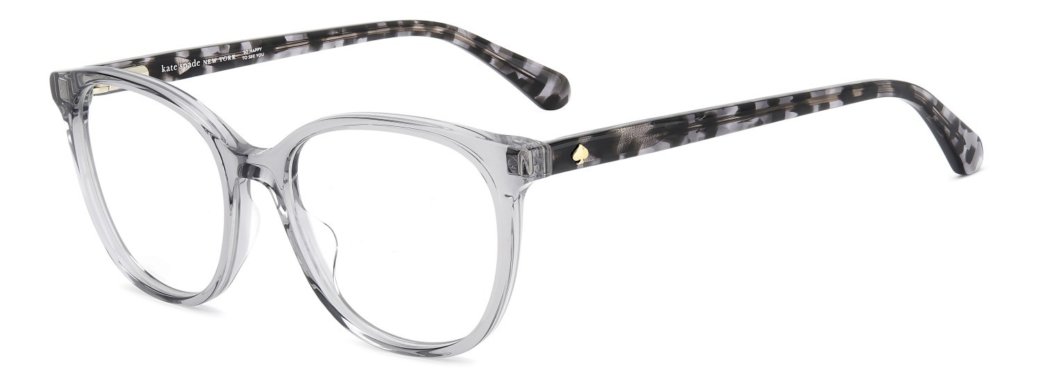 Occhiali da vista Kate Spade Ks Adelle 2 109833 63M colore crystal grey forma quadrato 