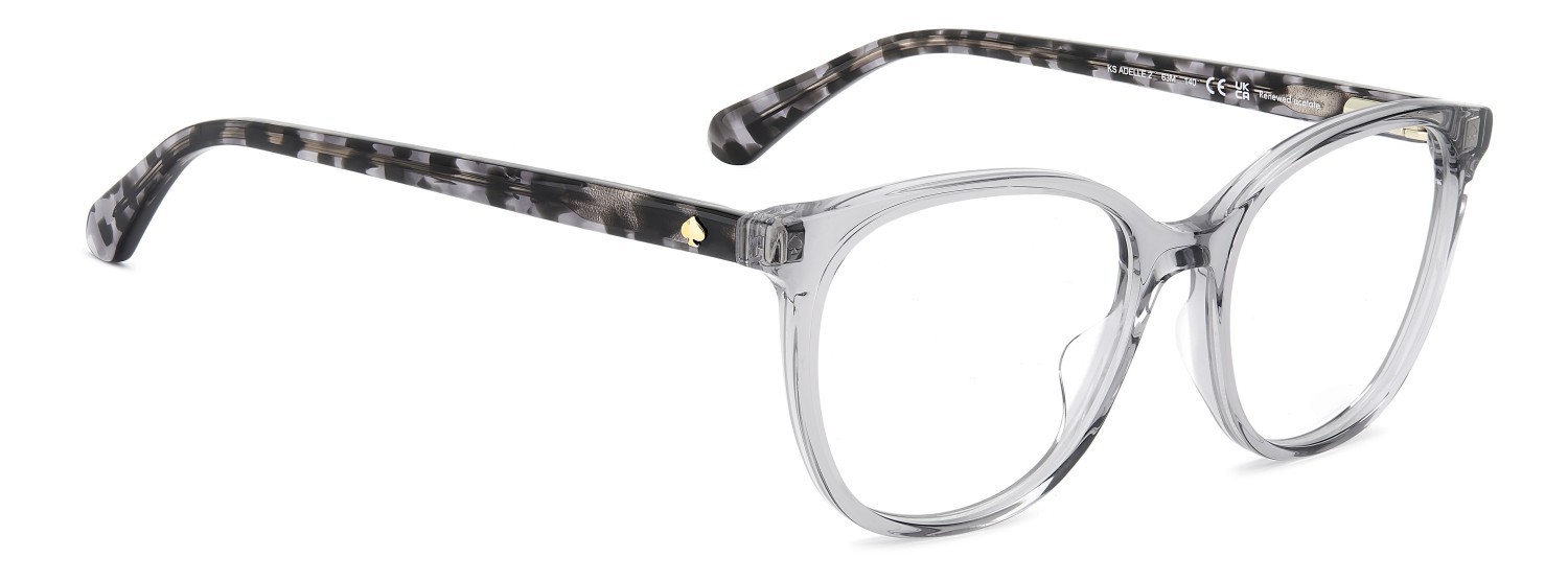 Occhiali da vista Kate Spade Ks Adelle 2 109833 63M colore crystal grey forma quadrato 