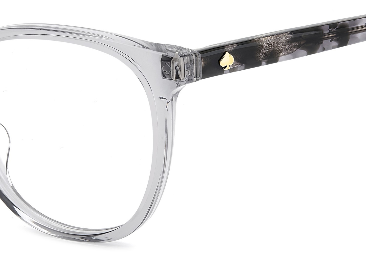 Occhiali da vista Kate Spade Ks Adelle 2 109833 63M colore crystal grey forma quadrato 