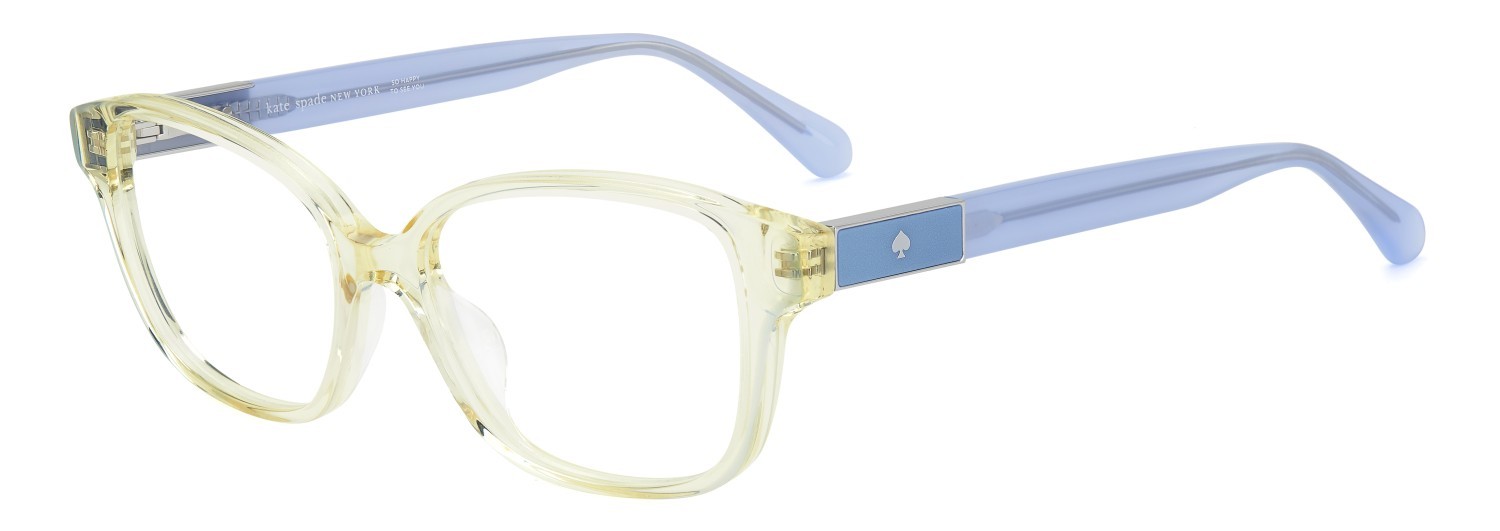 Occhiali da vista Kate Spade Ks Cherette 2 109834 2T3 colore crystal beige forma rettangolare 
