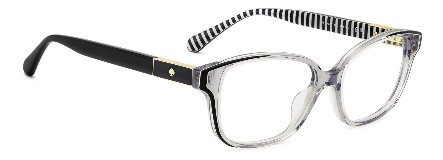 Occhiali da vista Kate Spade Ks Cherette 2 109834 63M colore crystal grey forma rettangolare 