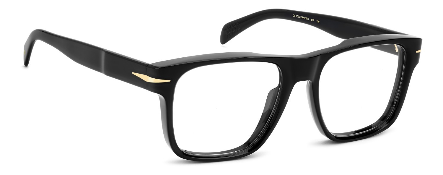 Occhiali da vista David Beckham Db 7020/CRAFTED 109844 807 colore black forma quadrato 