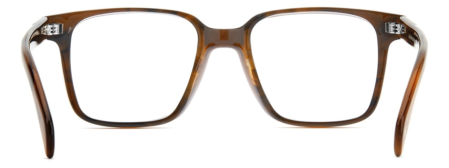 Eyeglasses David Beckham Db 7152 109846 EX4 color brown horn shape square 