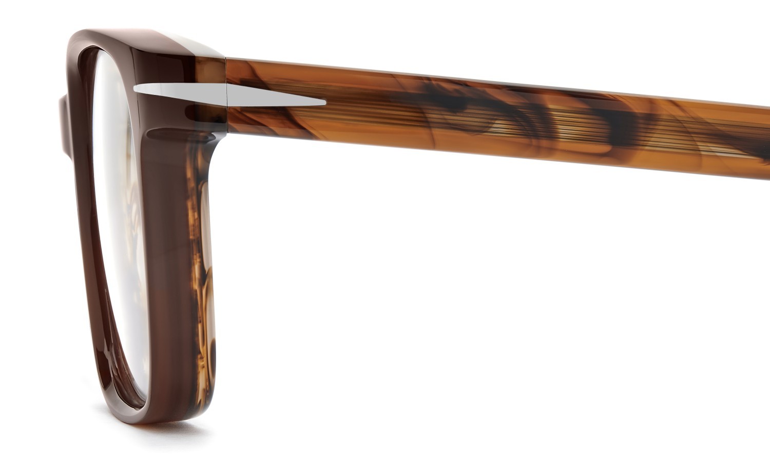 Eyeglasses David Beckham Db 7152 109846 EX4 color brown horn shape square 