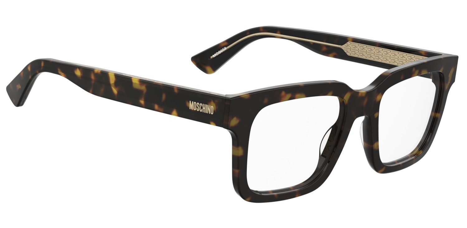 Occhiali da vista Moschino Mos659 109847 086 colore havana forma quadrato 