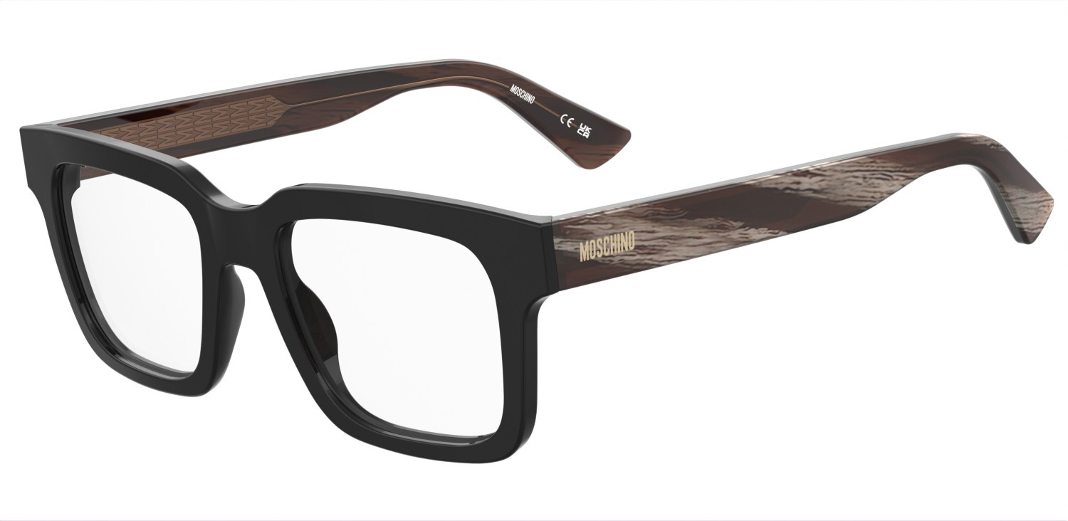 Occhiali da vista Moschino Mos659 109847 37N colore black horn forma quadrato 