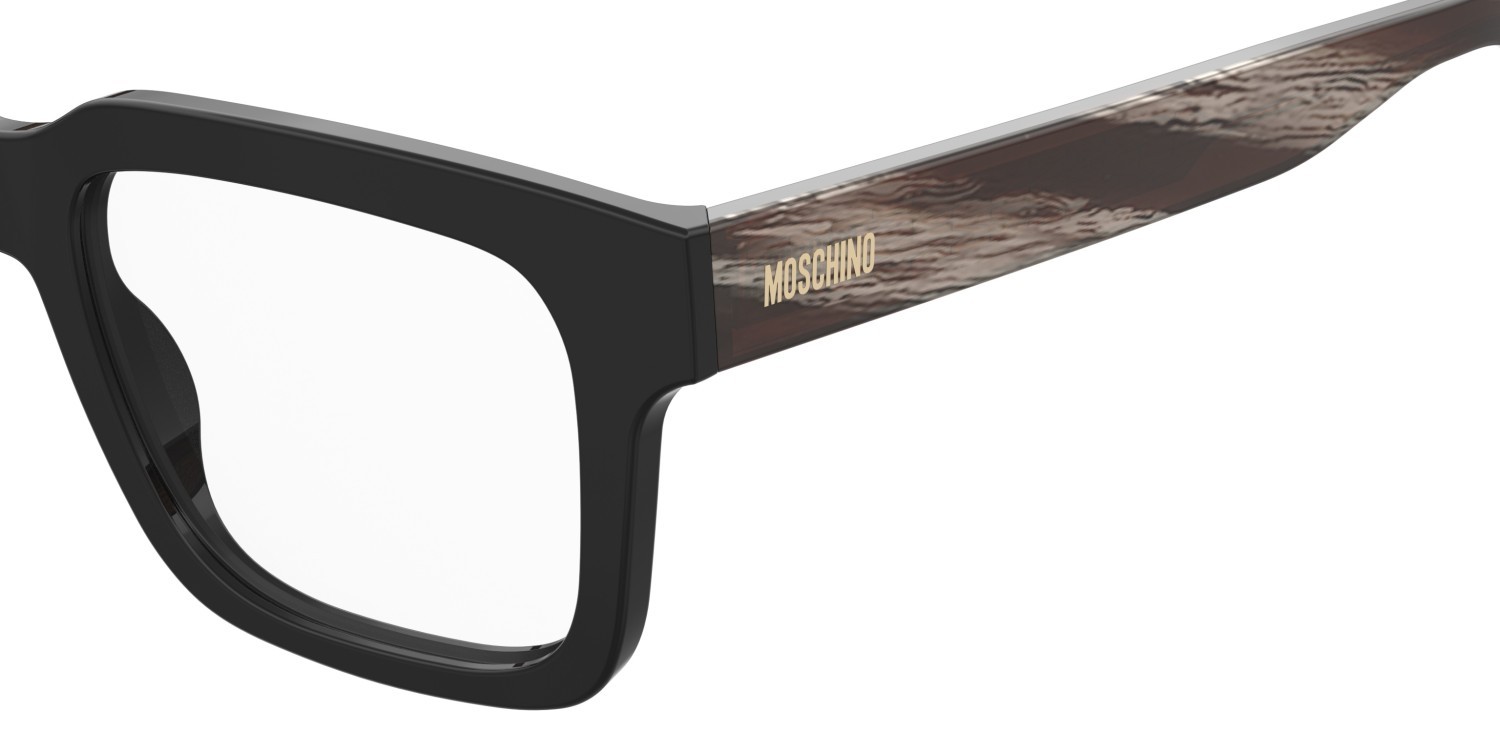 Occhiali da vista Moschino Mos659 109847 37N colore black horn forma quadrato 