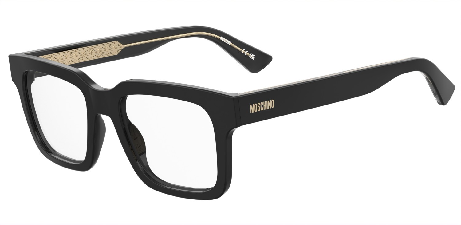 Eyeglasses Moschino Mos659 109847 807 color black shape square 
