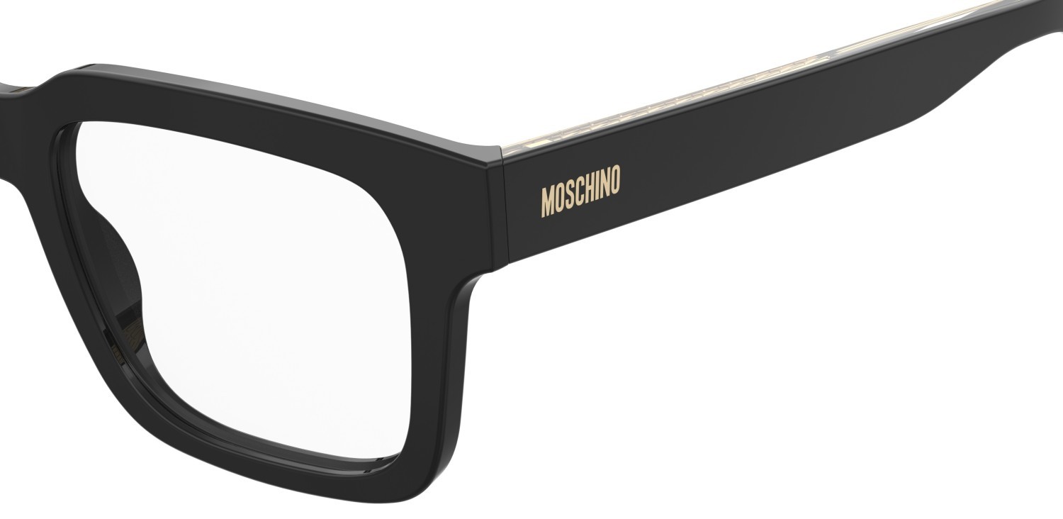 Eyeglasses Moschino Mos659 109847 807 color black shape square 