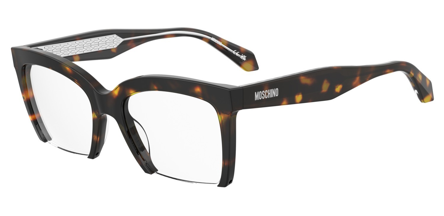 Occhiali da vista Moschino Mos654 109848 086 colore havana forma cat eye 