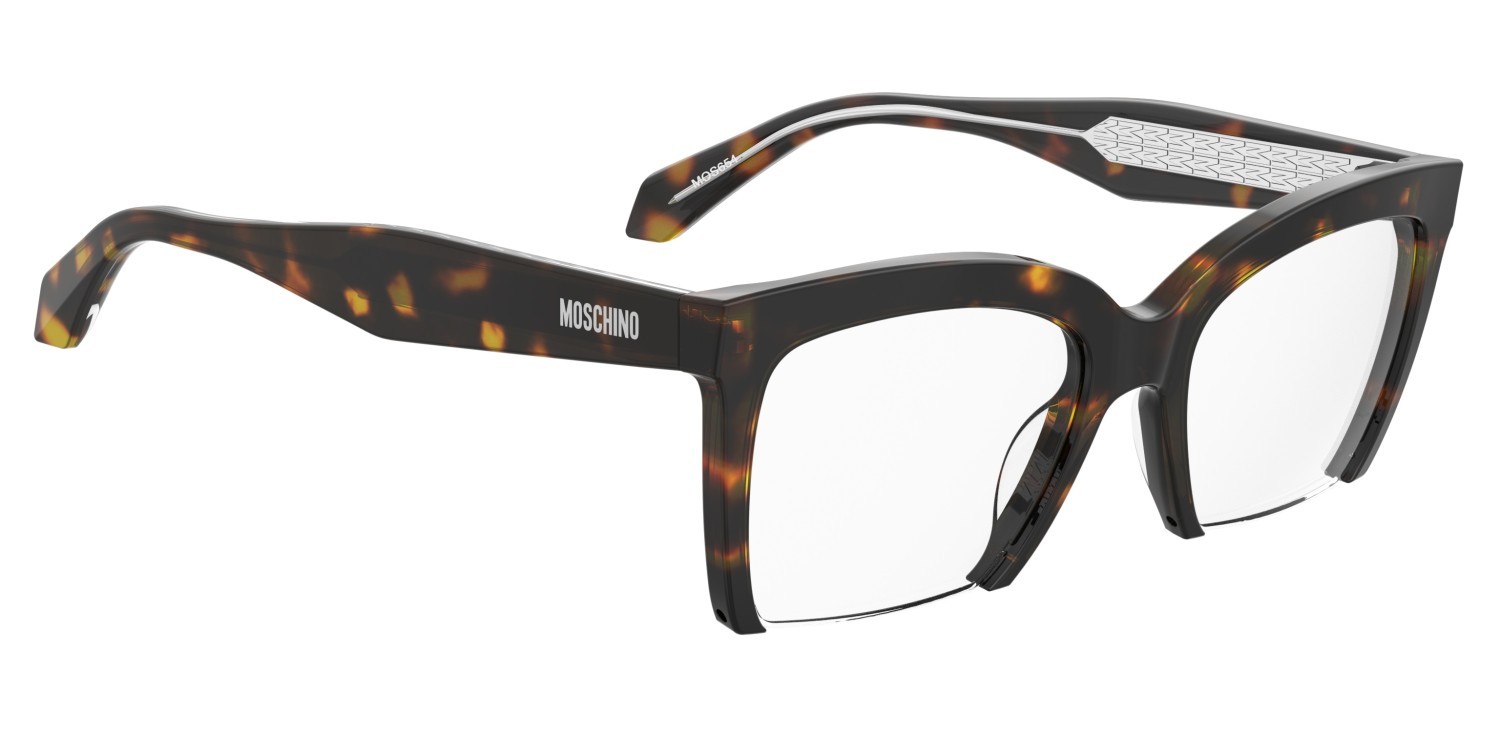 Occhiali da vista Moschino Mos654 109848 086 colore havana forma cat eye 