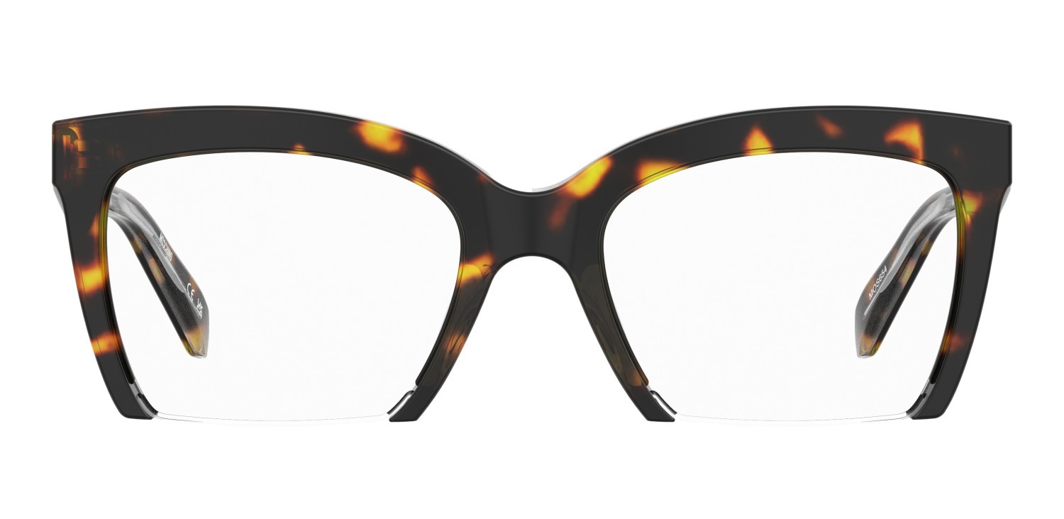 Occhiali da vista Moschino Mos654 109848 086 colore havana forma cat eye 
