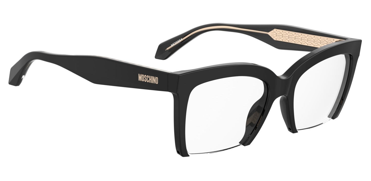 Occhiali da vista Moschino Mos654 109848 807 colore black forma cat eye 
