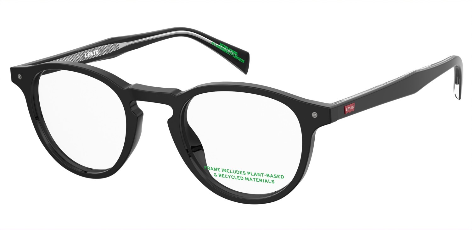 Eyeglasses Levi's Lv 5085 109884 807 color black shape pantos 